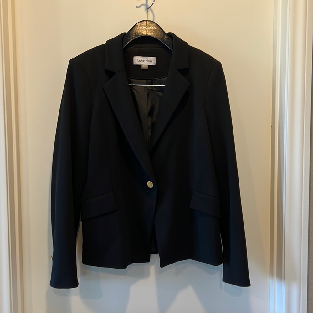 Black Calvin Klein Blazer
